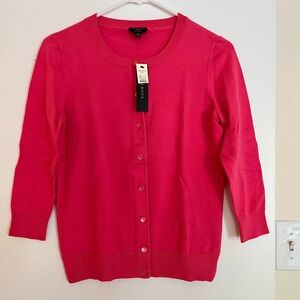 BNWT Talbots cardigan pink petite. Great gift idea!
